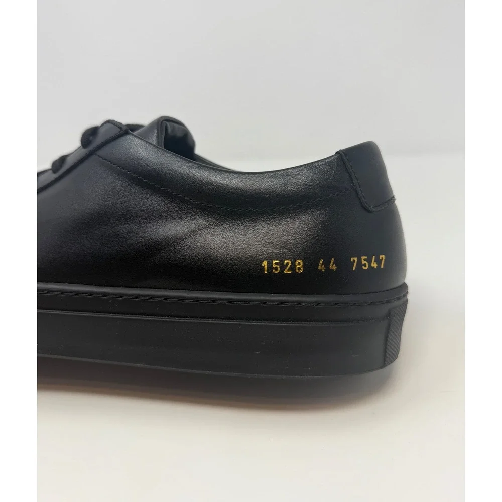 Common Projects Achilles Low Top Sneaker Black Size 11 US 44 EU - Picture 7 of 10